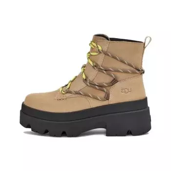 UGG Замшевые короткие ботинки Martin со шнуровкой и круглым носком, женские, высота 6,3 см, коричневые 1143841-MDSD 37