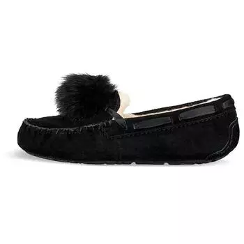 UGG Женские тапочки Ansley Bow Glimmer с флисовой подкладкой, черные 1019015-BLK 36