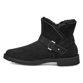UGG Женские замшевые теплые классические повседневные модные флисовые зимние ботинки Aubrielle, черные 1120700-BLK 36