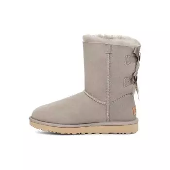 UGG Женские зимние сапоги Bailey Bow Ii Sheepskin Warm Bow Mid Calf, козье-коричневые 1016225-GOA 40