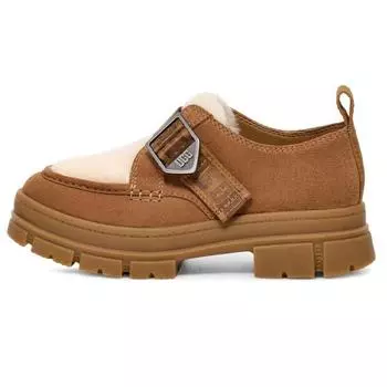 Угги Эштон кожаные удобные повседневные туфли на толстой подошве женские туфли коричневые 1134850-CHE 38