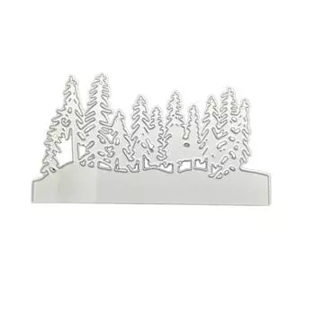 Углеродистая сталь Рождественская елка Скрапбукинг Die Антикоррозийный DIY тиснение на рождественскую тематику Изготовление открыток Трафарет Шаблон Форма