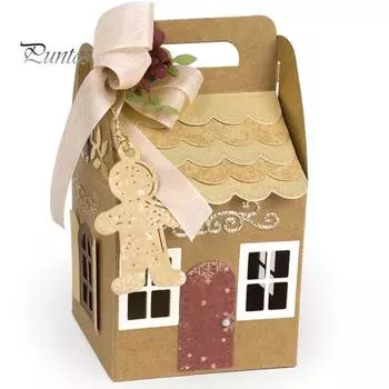 Углеродистая сталь, Рождественский дом, дизайн, высечка, сделай сам, скрапбукинг, инструмент для тиснения бумаги, карты, ремесло для дома серебряный