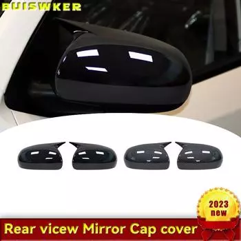 Углеродное волокно экстерьера автомобиля боковая дверь зеркало заднего вида крышка корпуса наклейка отделка для KIA K3 Cerato Forte 2009-2017