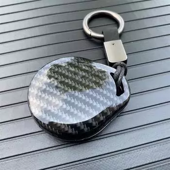 Углеродное волокно, чехол для удаленного ключа, чехол, держатель для брелока + брелок для Harley X48 883 1200 Street