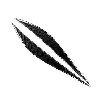 Углеродное волокно, фары, брови, отделка век, крышка для украшения, наклейка для укладки, 1 пара для A