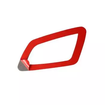 Углеродное волокно Отделка верхнего воздуховода салона автомобиля Подходит для Honda Civic 2016-2019 Аксессуары для автомобиля Наклейки для украшения интерьера чёрный