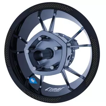 Углеродное волокно текстурированная двойная полоса обода ленты колеса полосы наклейки наклейки CinarExtreme