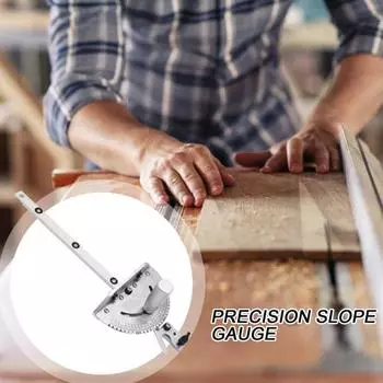 Угломер для настольной пилы с 27 угловыми упорами, прочная конструкция, многоцелевой алюминий