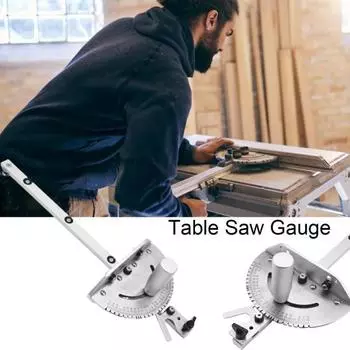 Угломер для настольной пилы Yousheng с 27 угловыми упорами, прочная конструкция, многоцелевой алюминиевый сплав, универсальные прецизионные аксессуары для углового упора