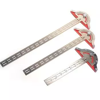 Угломер Т-типа с точной шкалой, цифровой угломер, столярная линейка, измерительный инструмент 10in