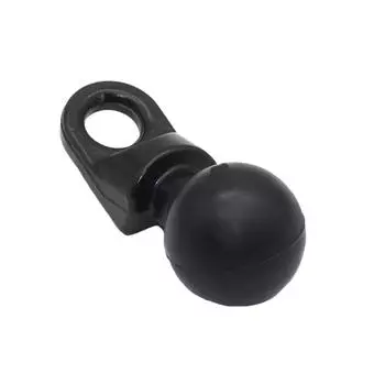 Угловая база для мотоцикла с отверстием 10 мм, адаптер с шаровой головкой 1 дюйм для креплений Ram