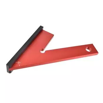 Угловая линейка 45 градусов 45-градусная линейка для измерения угла Прецизионная алюминиевая разметочная линейка Столярные изделия Деревообрабатывающий измерительный инструмент