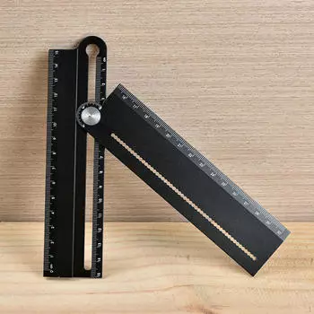 Угловая линейка измерительный инструмент 12 дюймов / 310 мм калибр деревообрабатывающий гониометр точность