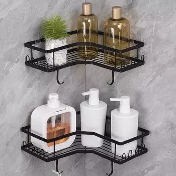 Угловая полка для хранения душевая кабина с антикоррозийным покрытием, устойчивая к коррозии, полая конструкция, органайзер для душа