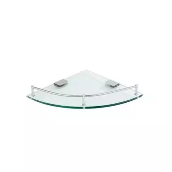 Угловая полка для стекла SUS304 нержавеющая сталь ванная комната душевая кабина веерообразный ограждение усиленное настенное крепление устойчивость к ржавчине