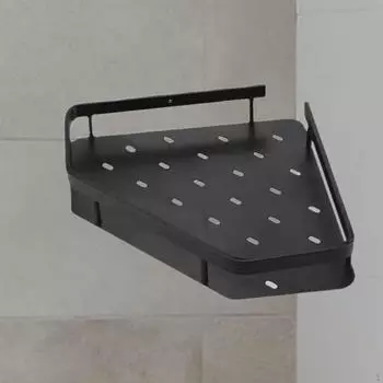 Угловая полка для ванной комнаты, органайзер для душа, толстый, экономит место, большой