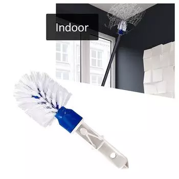 Угловая щетка из пластикового материала для бассейна, белый + синий