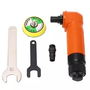 Угловая шлифовальная машина, 15000 об/мин, 1/4 дюйма, пневматическая, 90 градусов, полировщик, небольшая шлифовальная машина для наждачной бумаги