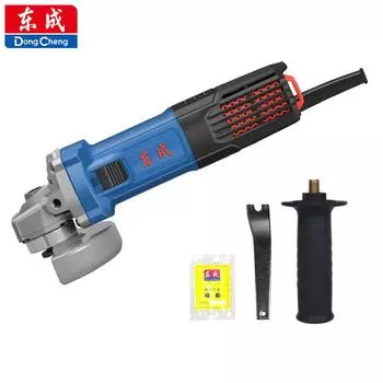 Угловая шлифовальная машина Dongcheng 1100 Вт высокой мощности S1M-FF17-100B шлифовальная машина многофункциональная бытовая ручная шлифовальная режущая машина S1M-FF17-100B