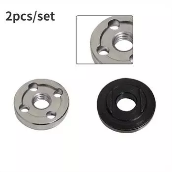 Угловая шлифовальная машина Фланцевая гайка Внутренняя внешняя круглая металлическая нажимная пластина Фитинги для угловой шлифовальной машины Шипы для угловой шлифовальной машины 2pcs