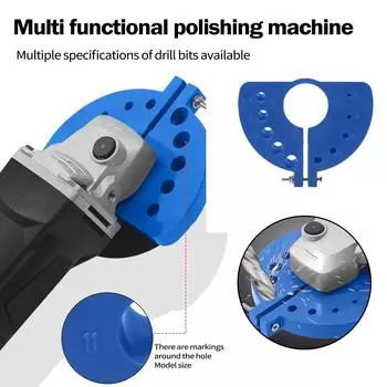 Угловая шлифовальная машина Многофункциональная дрель-шлифовальная машина Старая дрель-шлифовальная машина Держатель сверла One Size синий