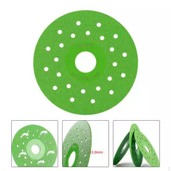 Угловая шлифовальная машина, режущий диск, стеклянный диск с внутренним отверстием, шлифовальный диск, профессиональный наждак 100 мм для