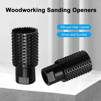 Угловая шлифовальная машина, вращающаяся шлифовальная головка, открывалка для отверстий в дереве, вращающийся рашпиль для угловой шлифовальной машины 100125, тип M10 M14