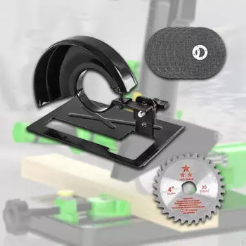 Угловая шлифовальная машина Защитная крышка Принадлежности для шлифовальной машины, простая в установке стальная подставка для резки Style C