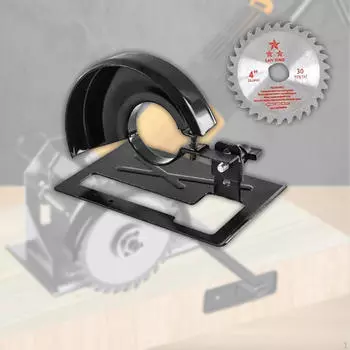 Угловая шлифовальная машина Защитная крышка Принадлежности для шлифовальной машины, простая в установке стальная подставка для резки Style A