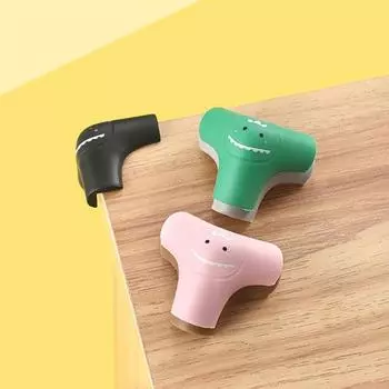 Угловая защита кромок. Практичные, без ударов, прочные угловые накладки. Защитные ограждения. Товары для дома. чёрный