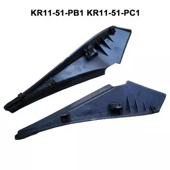 Угловое лобовое стекло, черное, прямая посадка, простая установка