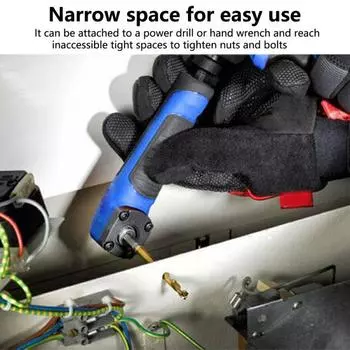 Угловое сверло, мощные биты с шестигранным хвостовиком, 90 градусов, угловая дрель, удлинитель, адаптер, электрическая дрель, инструмент оранжевый