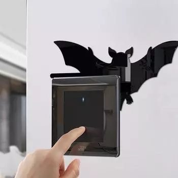 Угловое украшение двери Украшение Акриловое украшение Украшение дома Наклейка на стену One Size чёрный