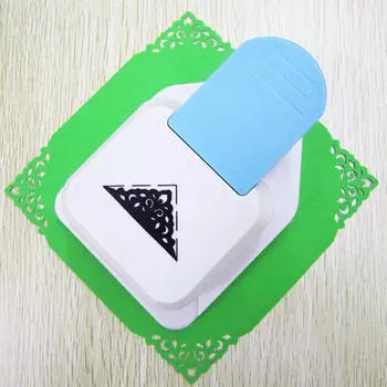 Угловой дырокол с рычагом для рукоделия из бумаги, инструмент для декоративной штамповки и тиснения для упаковки, устройство для детей