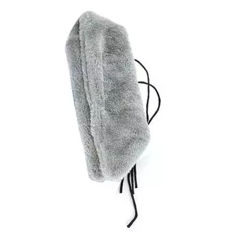 Угловой флисовый мягкий теплый вельветовый яркий цвет, моющийся, прочный, грелка для попугая серый