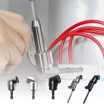 Угловой инструмент с винтовым центром и многофункциональной изогнутой отверткой, Угловой инструмент с винтовым центром и многофункциональной изогнутой отверткой One Size