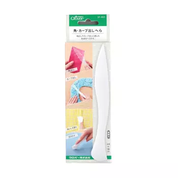 Угловой/изогнутый шпатель Clover 31-401 Белый