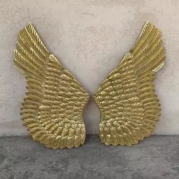 Угловой комплект крыла угловое деревянное настенное крыло для домашнего декора High Gloss