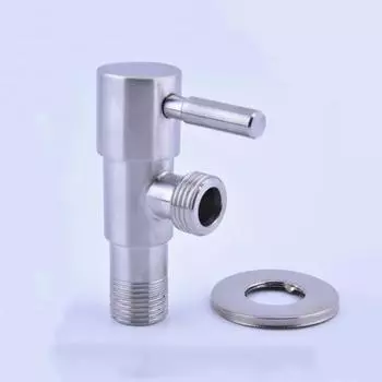 Угловой кран из нержавеющей стали 304, водопроводный клапан, запорный клапан, распределитель, туалетный клапан, управление, аксессуары для ванной комнаты и кухни BSP