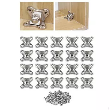 Угловой кронштейн Butterfly Съемная скоба Угловой металлический кронштейн серебряный