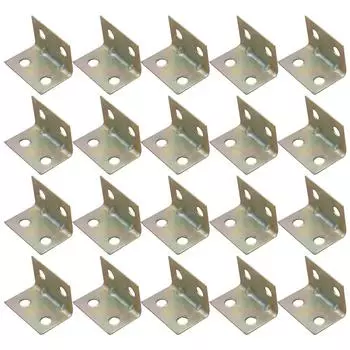Угловой кронштейн Нержавеющая сталь Крепеж для стола 20шт.