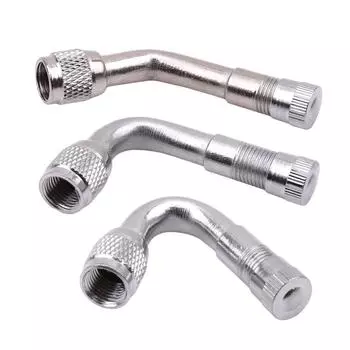 Угловой латунный удлинитель для автомобильного воздушного клапана шины, адаптер для автомобильного клапана мотоцикла, удлинитель для надувной камеры шины