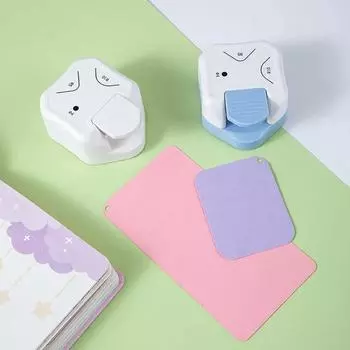 Угловой резак, универсальный инструмент для резки бумаги, фото, скрапбукинга, простой в эксплуатации, DIY, ручная работа, дырокол для бумаги, офисные принадлежности светло-синий