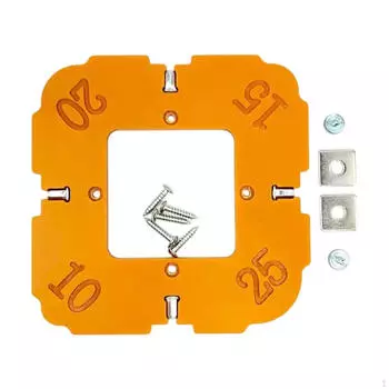 Угловой шаблон ARC для обработки дерева, круглый радиусный кондуктор, плотницкие инструменты, маршрутизатор R30 to 50