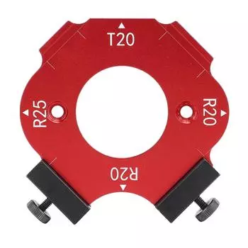 Угловой шаблон для фрезерного стола из алюминиевого сплава R20 T20 R25, угловой радиусный шаблон для проекта по деревообработке