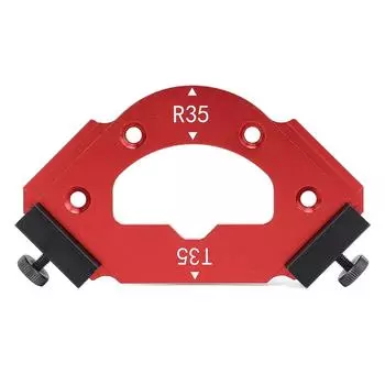 Угловой шаблон R35 T35 Внутренний наружный угловой радиусный шаблон фрезерного станка для деревообработки