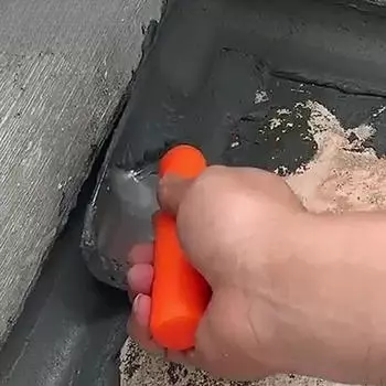 Угловой шпатель для гипсокартона, ручной строительный инструмент, изогнутый, переносной для отделки бетона Blue Plastic