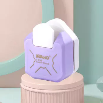 Угловой скруглитель R4мм R7мм R10мм для самостоятельного изготовления открыток и скрапбукинга 59x34x70mm фиолетовый