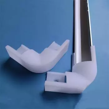 Угловой соединитель 90/180 градусов 16*16 мм 17,5*7 мм светодиодный алюминиевый профиль соединитель под шкафом U-образная V-образная панель светового звена 1pc